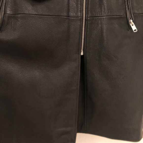 OAK nyc leather Moto jacket longline - Picture 5 of 7